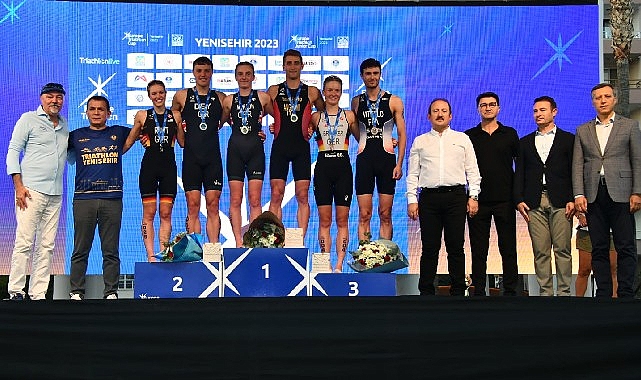 25 ülkeden 280 sporcu Yenişehir Avrupa Triatlon Kupası’nda mücadele etti