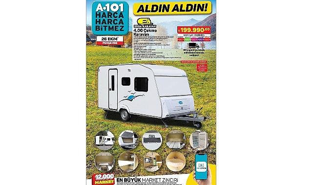 A101 26 Ekim’de Karavan Satacak!