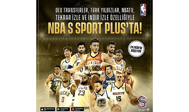 NBA’de Yeni Sezon Basketbolun Tek Adresi S Sport Plus’ta