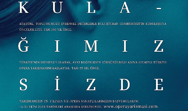Siemens Türkiye Opera Yarışması Başlıyor