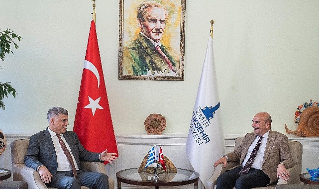 Yunanistan’ın İzmir Başkonsolosu Alexandros Kostas, Başkan Soyer’i ziyaret etti