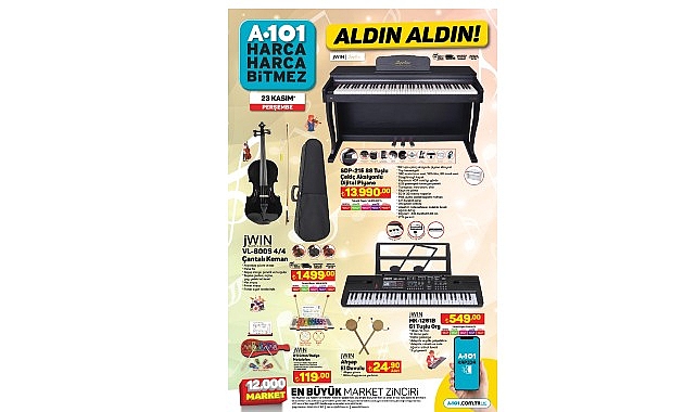 23 Kasım Günü A101’de Kaliteli ve Uygun Fiyatlı Teknolojik Ürünler Tüketicilere Sunuluyor