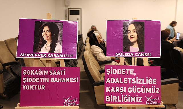 Narlıdere, kadına şiddete karşı tek ses oldu