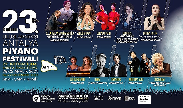 23. Uluslararası Antalya Piyano Festivali Başlıyor