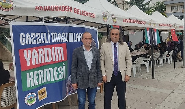 Başkan Aydoğmuş, Filistin’e Destek Kermesine destek verdi