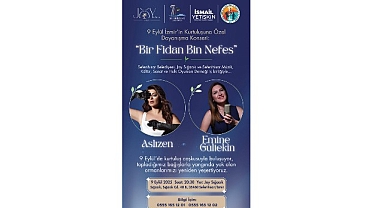 9 Eylül’de Seferihisar’da dayanışma konseri: “Bir Fidan Bin Nefes”