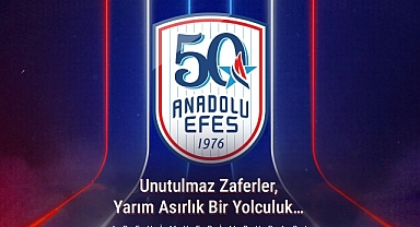 Anadolu Efes Spor Kulübü, 50. Sezonuna 50. Yıl Logosu ile Başlıyor