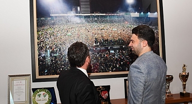 Başkan Erkan Aydın’dan Bursaspor’a ziyaret