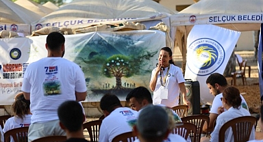 Başkan Sengel Gençlere Efes Tarlası Yaşam Köyü’nü anlattı