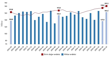 Dış Ticaret Endeksleri, Temmuz 2025