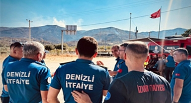 Denizli’de görev tamam, İzmir İtfaiyesi eve dönüyor