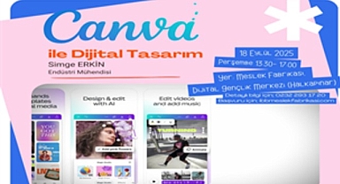 Dijital Gençlik Merkezi’nde “Canva” eğitimi başlıyor