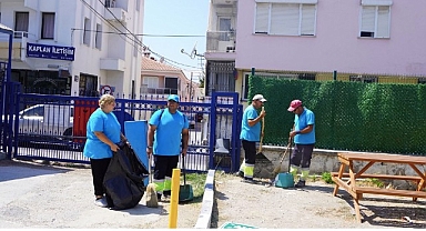Çeşme Belediyesi’nden Yeni Eğitim-Öğretim Yılı Öncesi Büyük Temizlik