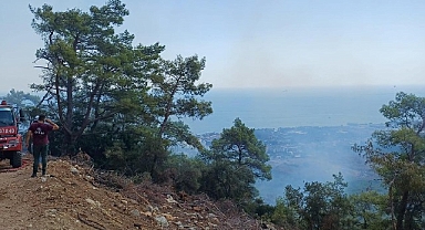 Kemer’de korkutan yangın