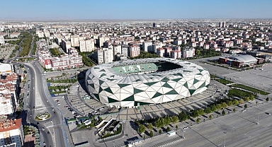 Konya Büyükşehir Stadyumu Türkiye-İspanya Maçına Hazırlanıyor