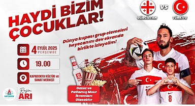 İlk Maç Dev Ekranda, Kalbimiz Milli Takımla