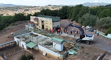Ömerli Havzası’ndaki Kaçak Yapılar Kaldırıldı