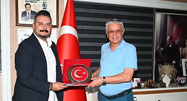 Sendika Başkanı Mutaf’tan Başkan Topaloğlu’na ziyaret