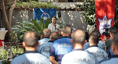 ​Konak’ta zabıta personeline anlamlı kutlama