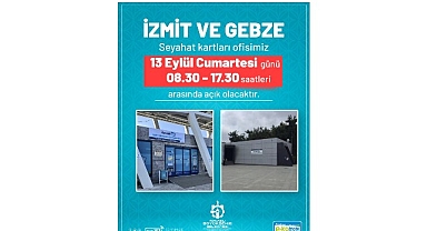 Seyahat Kart Ofisleri’nde cumartesi mesaisine devam