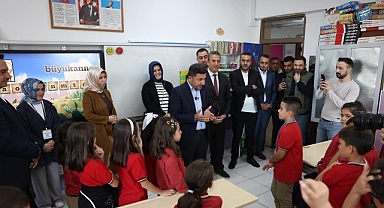 Başkan Arı’dan Sınıf Başkanı Eymen Ekinci’ye Ziyaret