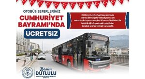 29 Ekim’de Ulaşım Ücretsiz Olacak