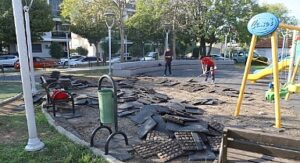 Menderes’te Kauçuk Yenileme Operasyonu