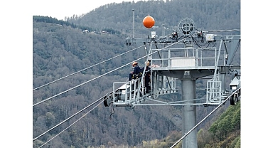 Kartepe Teleferik’te nefes kesen kurtarma tatbikatı