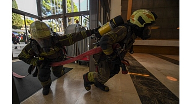 İtfaiye’den Swissotel’de nefes kesen tatbikat