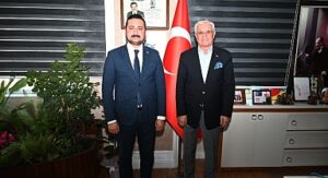Başkan Ölmez’den Başkan Topaloğlu’na nezaket ziyareti