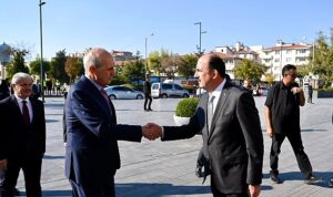 TBMM Başkanı Numan Kurtulmuş, Konya Büyükşehir Belediye Başkanı Uğur İbrahim Altay’ı Ziyaret Etti
